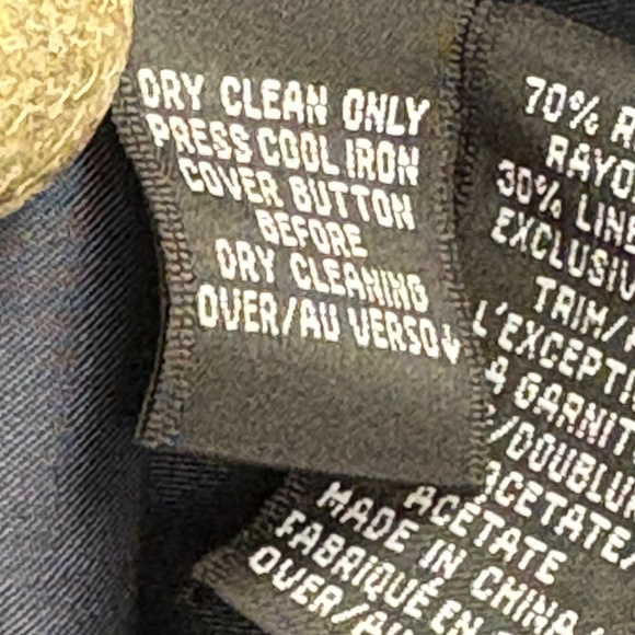 Ellen Tracy Women  Linen Tweed Textured Button Blazer Jacket Sz14 Classic Preppy - Picture 10 of 16